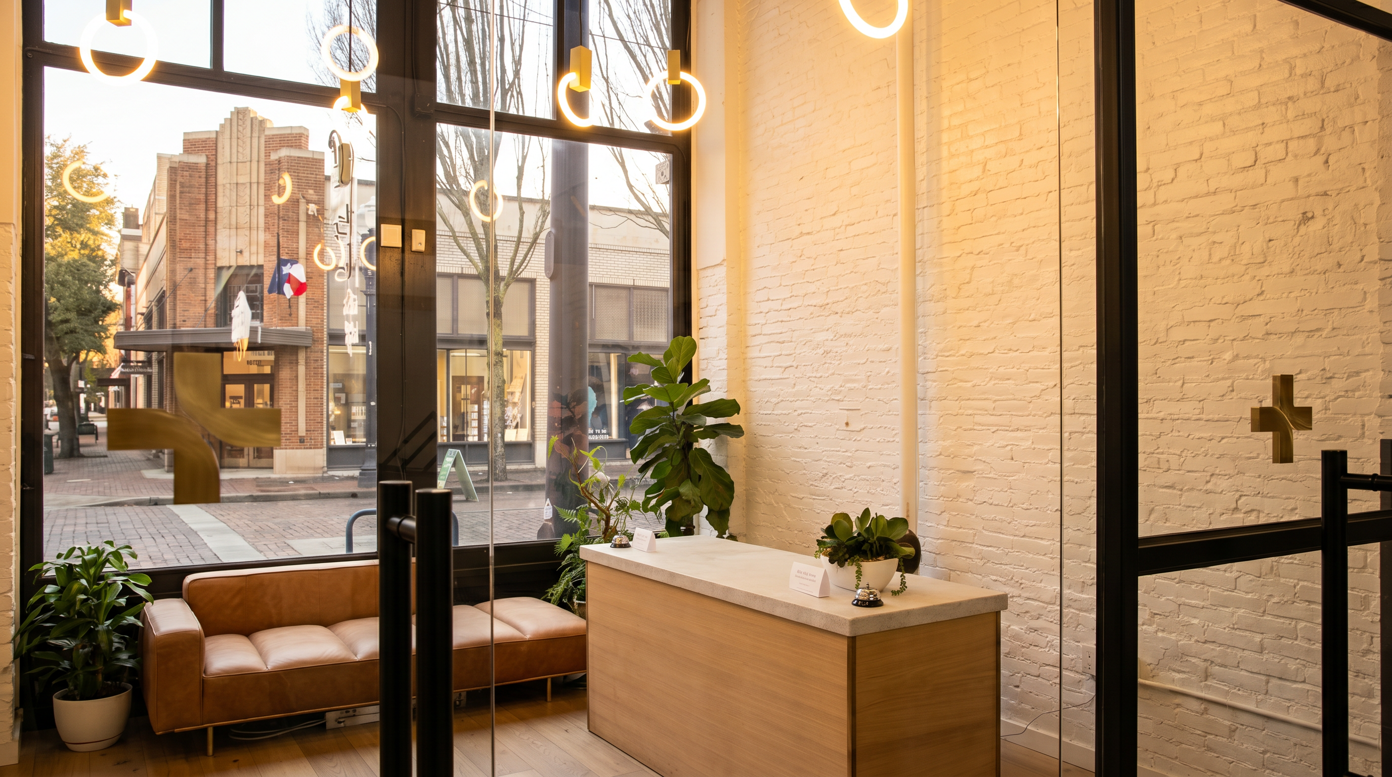 Inside the Bayou City Medical Dispensary lobby